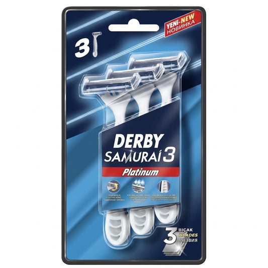 Rasuradora DERBY samurai triple hoja - 3u