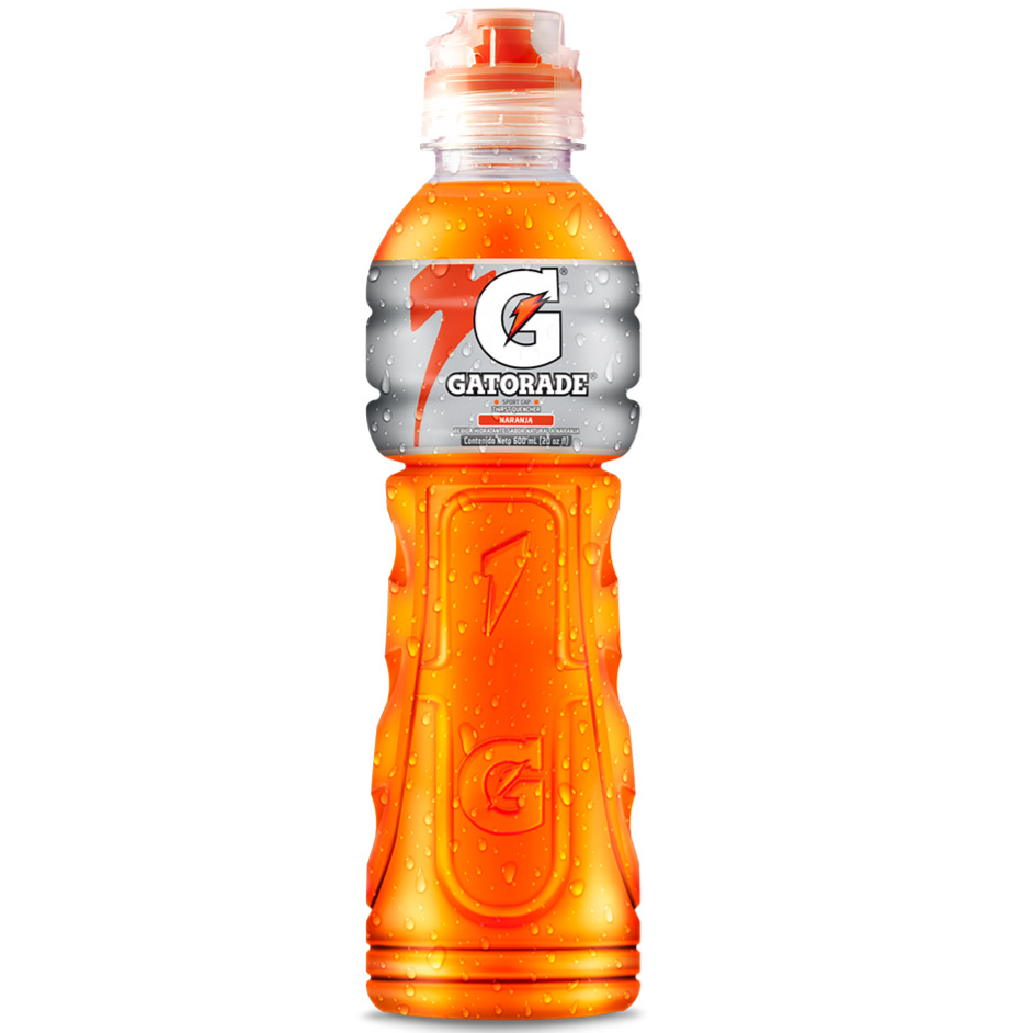 Hidratante GATORADE naranja - botella 600mL