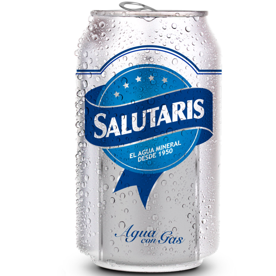 Agua mineral SALUTARIS - lata 355mL