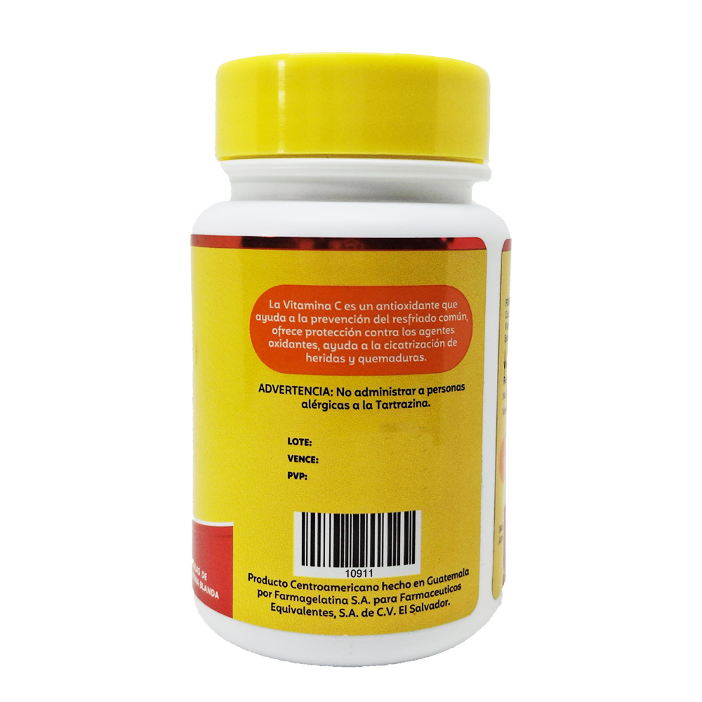 Vitamina C Vital Choice 500 mg - Frasco 60 cápsulas