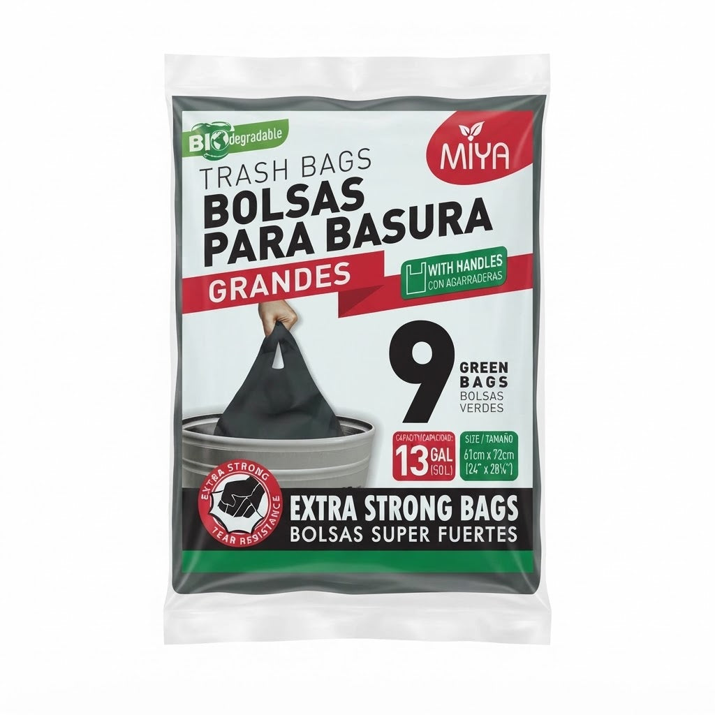 Bolsa para basura MIYA 13gal - 9u