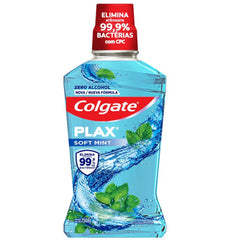 Enjuague bucal COLGATE plax soft mint - bote 250mL
