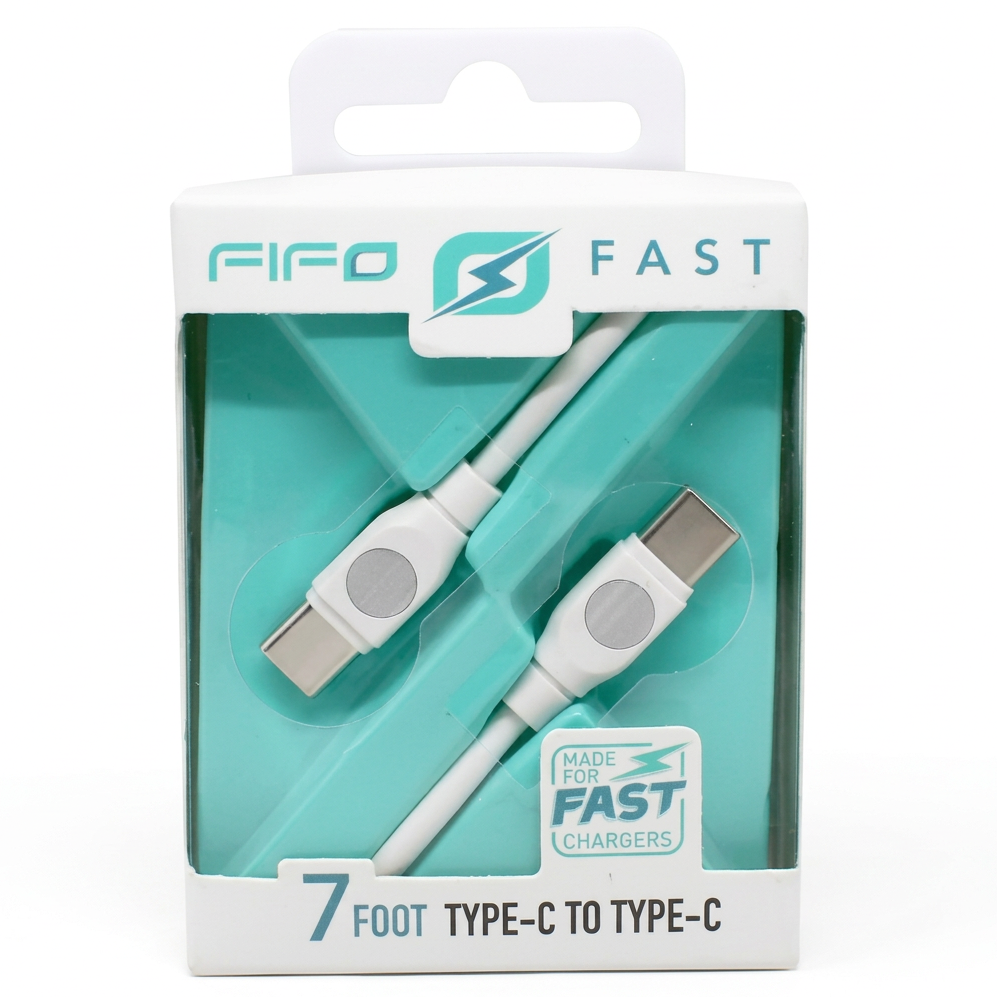 Cable FIFO tipo-C a tipo-C 7ft - 1u