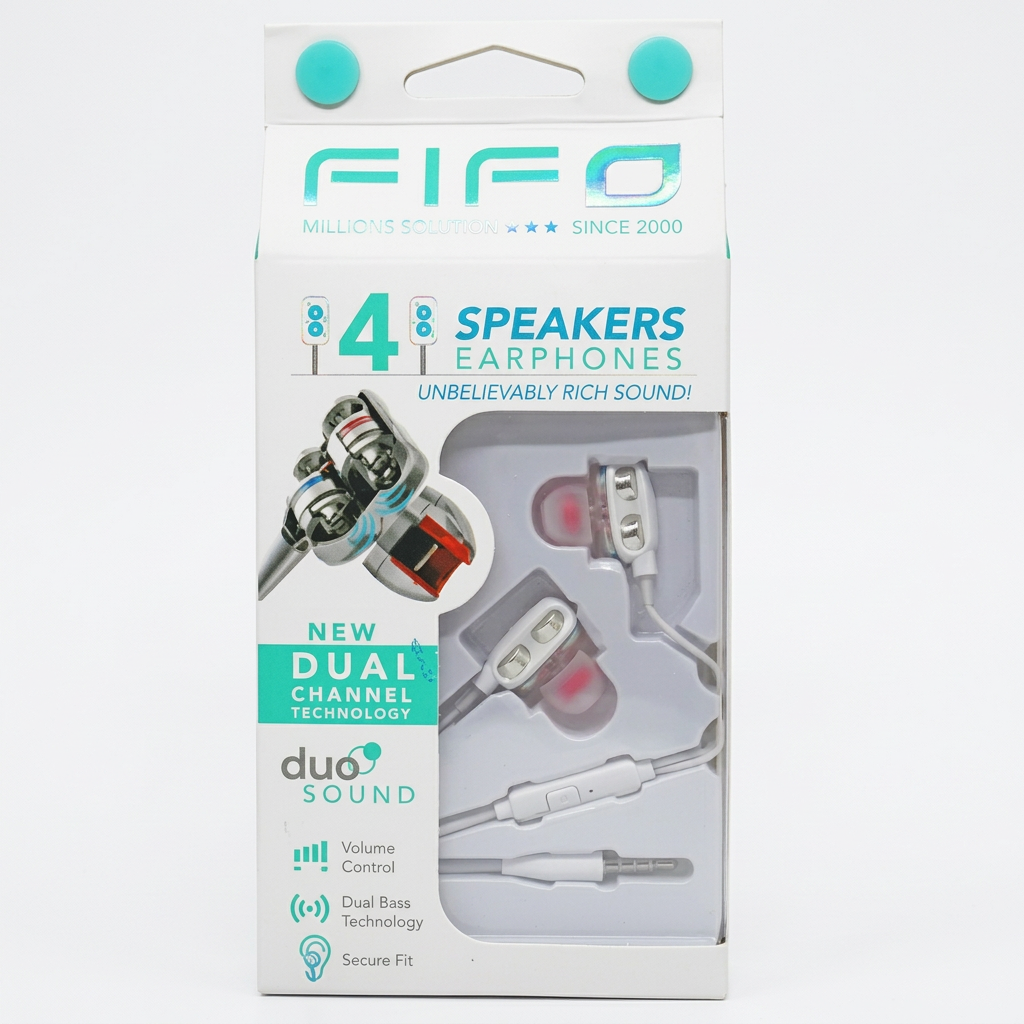 Audífonos manos libres FIFO 4 speakers - 1u