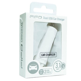 Cargador para carro FIFO dual USB 3.1 amps - 1u