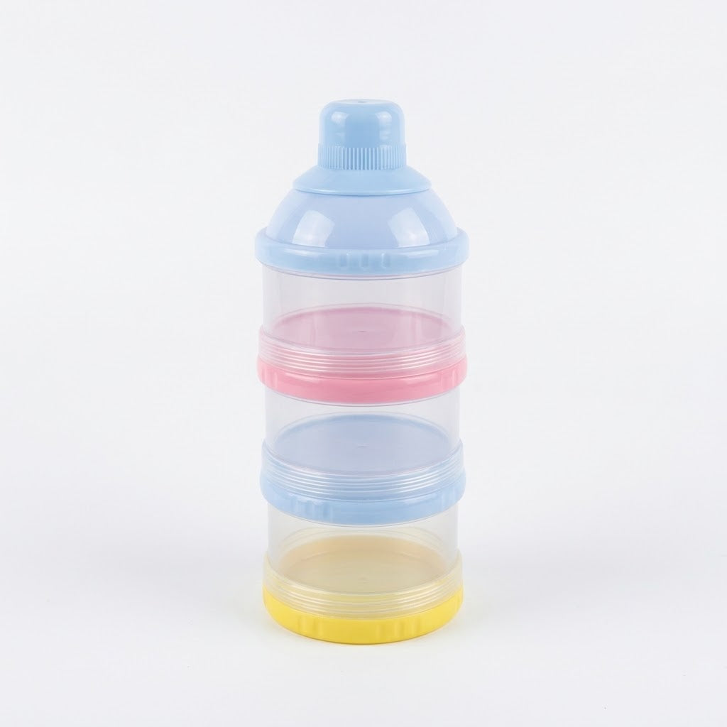 Envase para leche en polvo multicolor - 1u