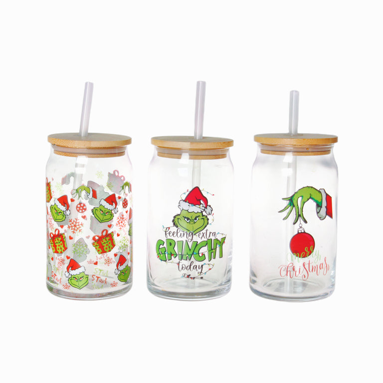 Vaso navideño Grinch - 1u