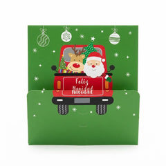 Bolsa de regalo navideña 20x24x7cm - 1u