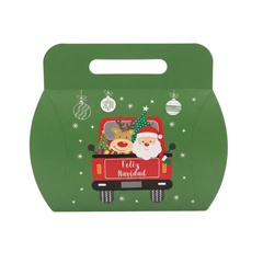 Bolsa de regalo navideña 20x19x6cm - 1u