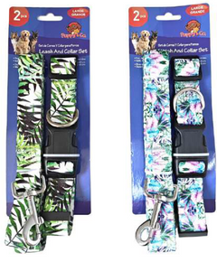 Collar + correa para mascota PUPPY & CO - 2u