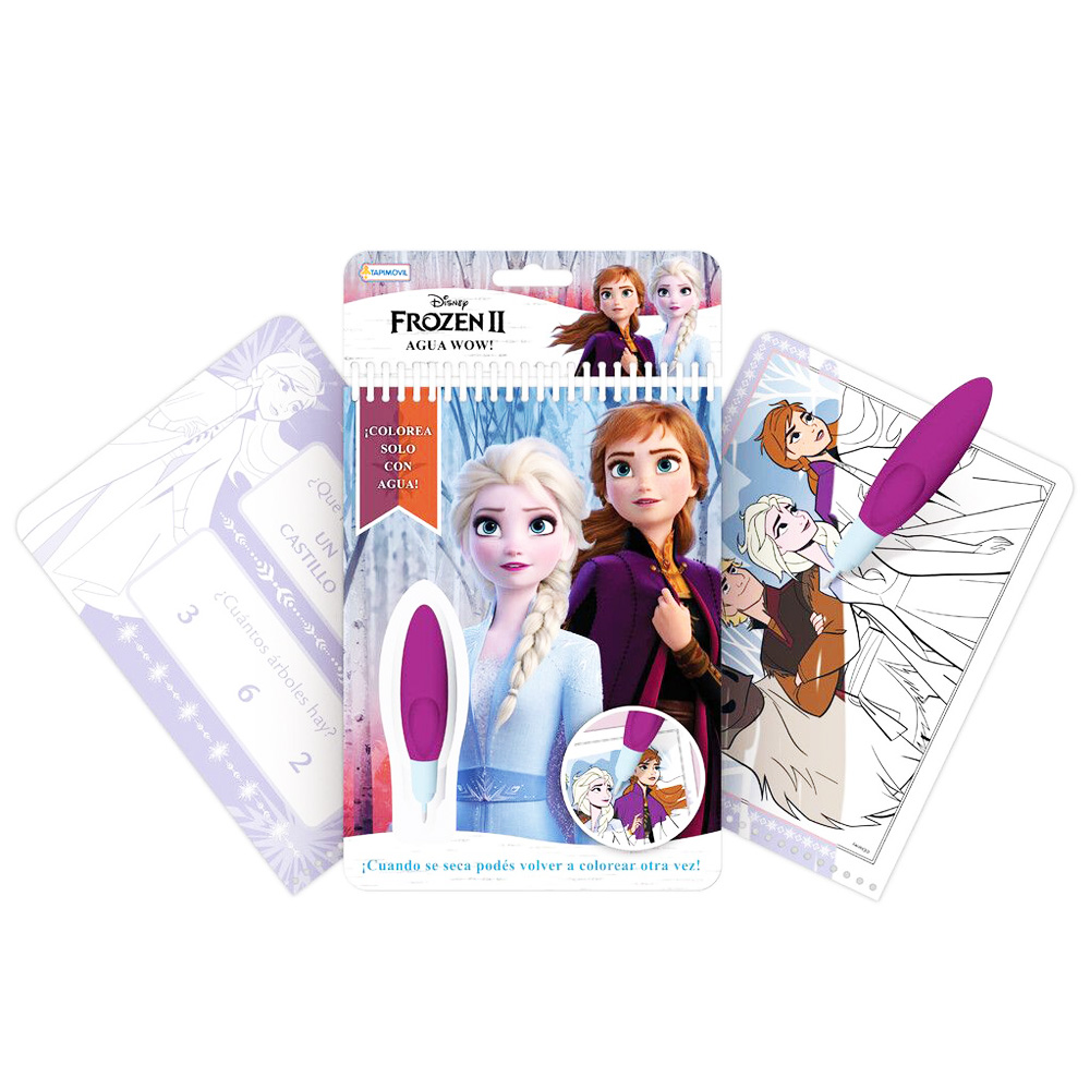 Libreta para colorear DISNEY Frozen II Agua Wow! - 1u