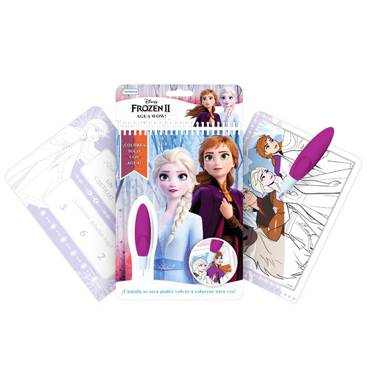 Libreta para colorear DISNEY Frozen II Agua Wow! - 1u