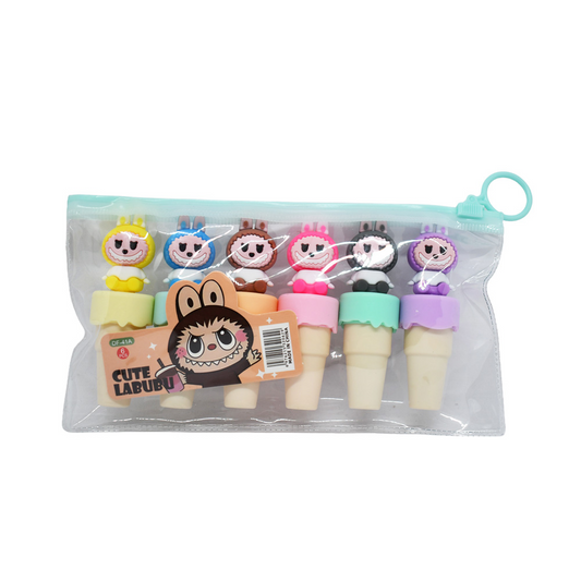 Estuche de marcadores CUTE LABUBU - 6u