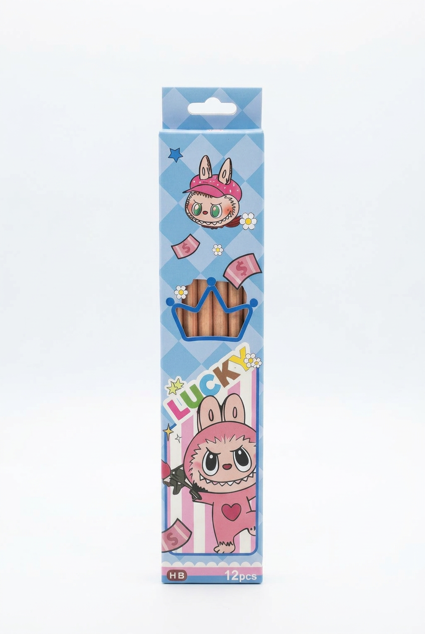 Lápices LUCKY variedad - caja 12u