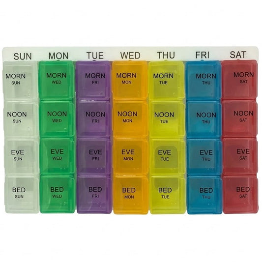 Pastillero semanal multicolor - 1u